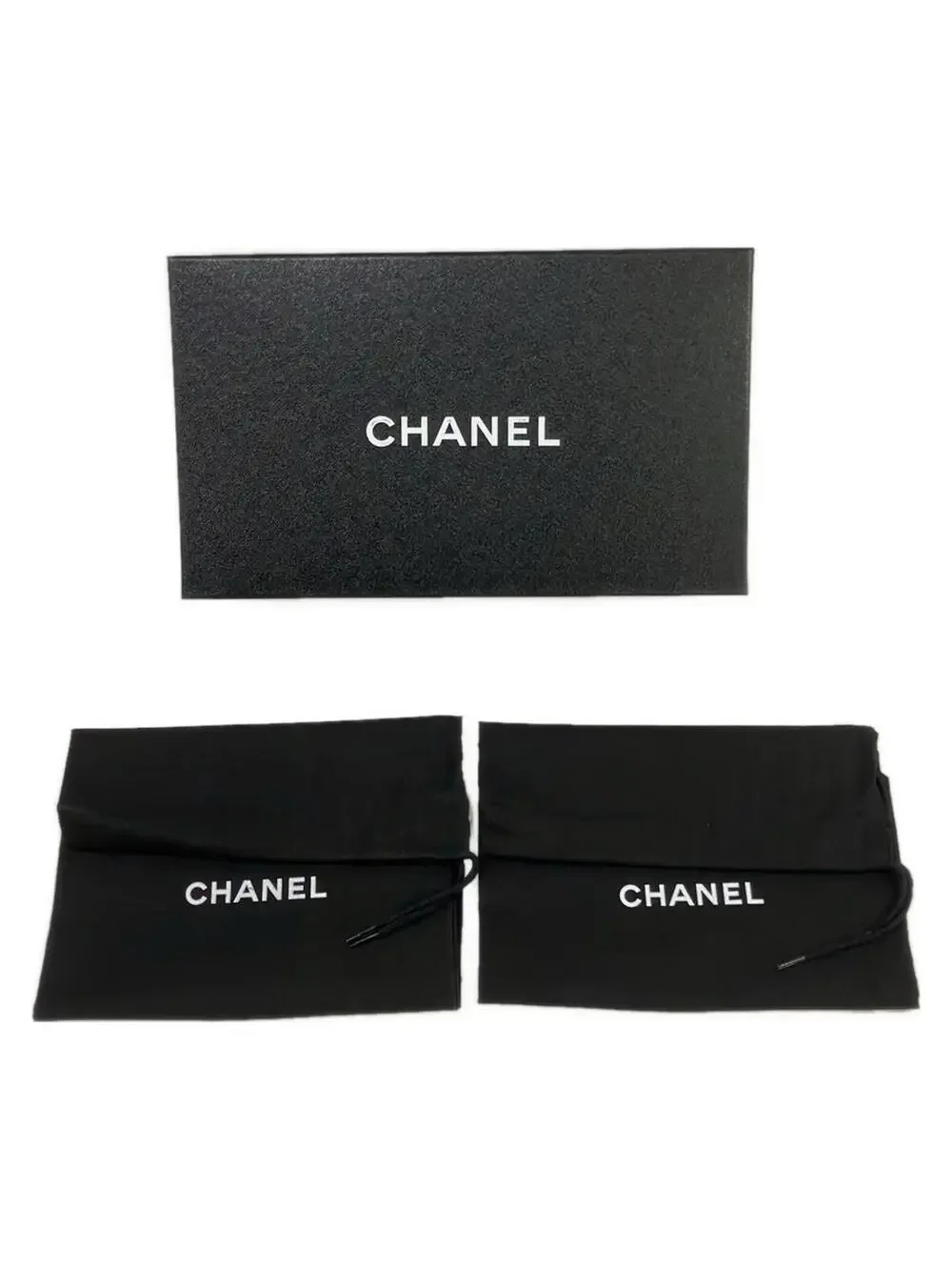 Chanel Red White Black Jacquard Leather #281094C53B